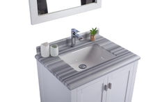Load image into Gallery viewer, Wilson White Bath Vanity White Quartz top 313ANG-30W-WS 30&quot; up