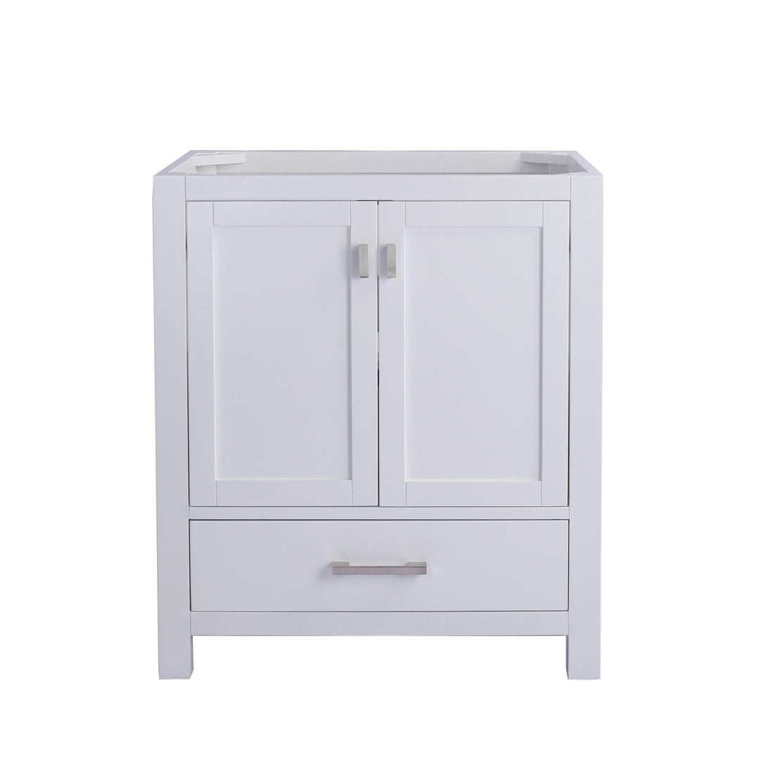 Laviva Wilson 313ANG-24W White Bathroom Cabinet, 24"