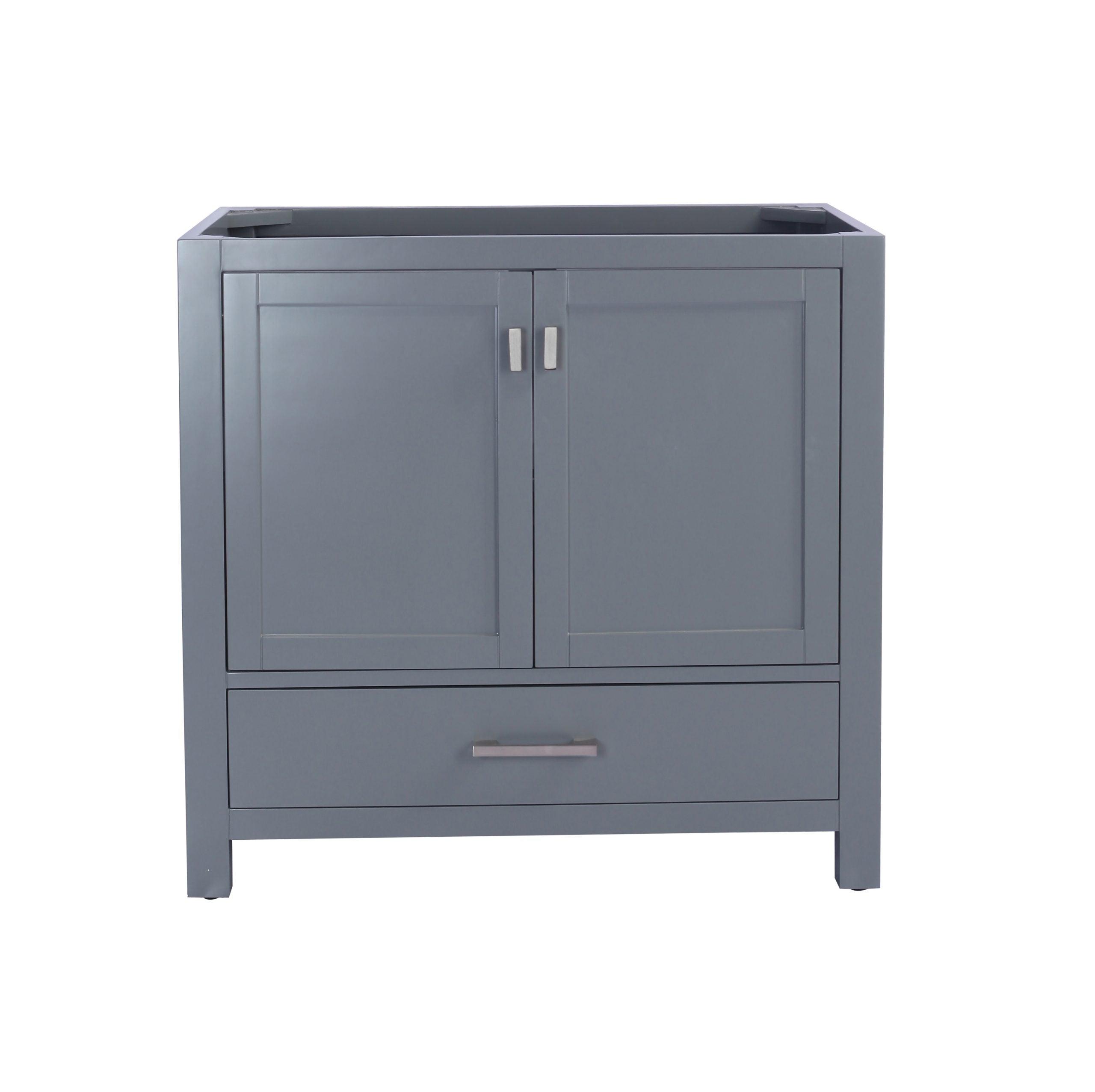Laviva Wilson 313ANG-36G Grey Bath Cabinet, 36"