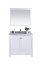 Load image into Gallery viewer, Wilson White Bath Vanity White Quartz top 313ANG-36W-WS 36&quot;
