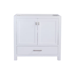 Laviva Wilson 313ANG-36W White Bathroom Cabinet, 36"
