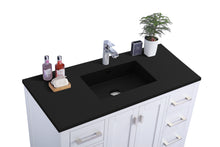 Load image into Gallery viewer, Wilson White Bath Vanity Matte Black 313ANG-42W-MB 42&quot; up
