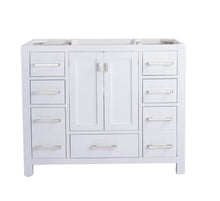 Load image into Gallery viewer, Laviva Wilson 313ANG-42W White Bathroom Cabinet, 42&quot;
