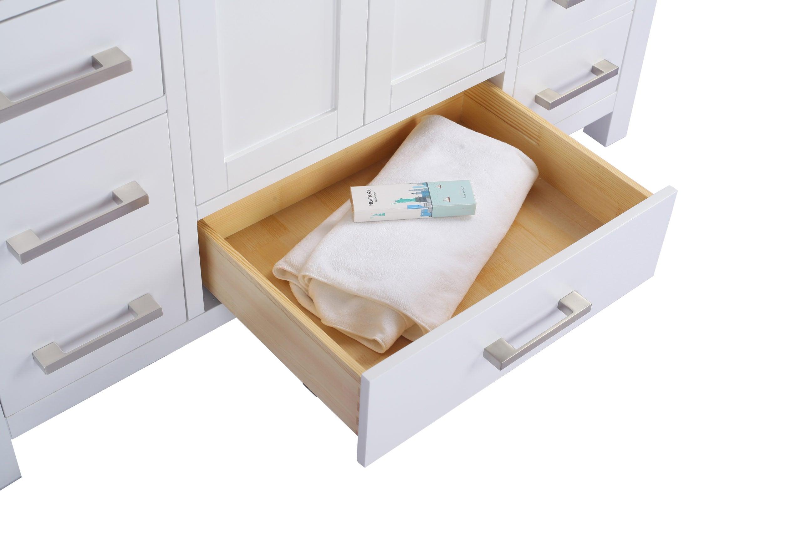 Wilson 313ANG-W-MW  White Bath Vanity Matte White 24"/30"/36"/42"/48"