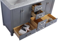Load image into Gallery viewer, Laviva Wilson 313ANG-60G, Double Sink 60&quot; Bath Cabinet, Grey Drawers