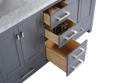 Load image into Gallery viewer, Laviva Wilson 313ANG-60G, Double Sink 60&quot; Bath Cabinet, Grey Drawers1