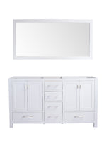 Load image into Gallery viewer, Laviva Wilson 313ANG-60, Double Sink 60&quot; Bath Cabinet, Grey, White