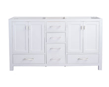 Load image into Gallery viewer, Laviva Wilson 313ANG-60W, Double Sink 60&quot; Bath Cabinet, White