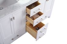 Load image into Gallery viewer, Laviva Wilson 313ANG-60W, Double Sink 60&quot; Bath Cabinet, White Drawers1