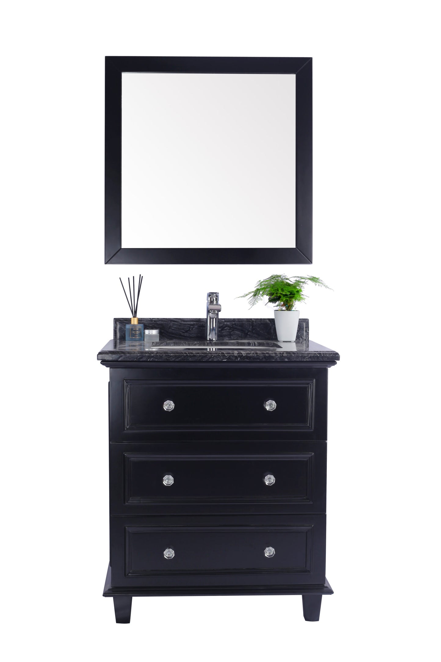 Laviva Luna 30" Espresso Bathroom Vanity Set