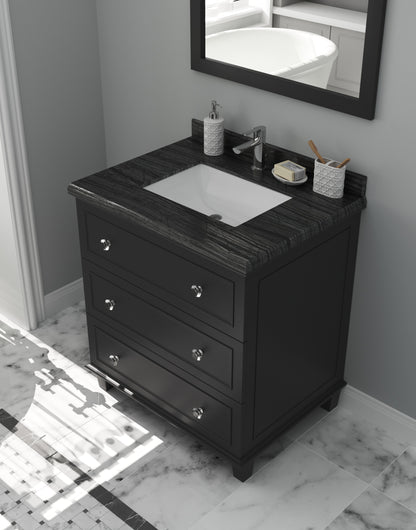 Laviva Luna 30" Espresso Bathroom Vanity Set