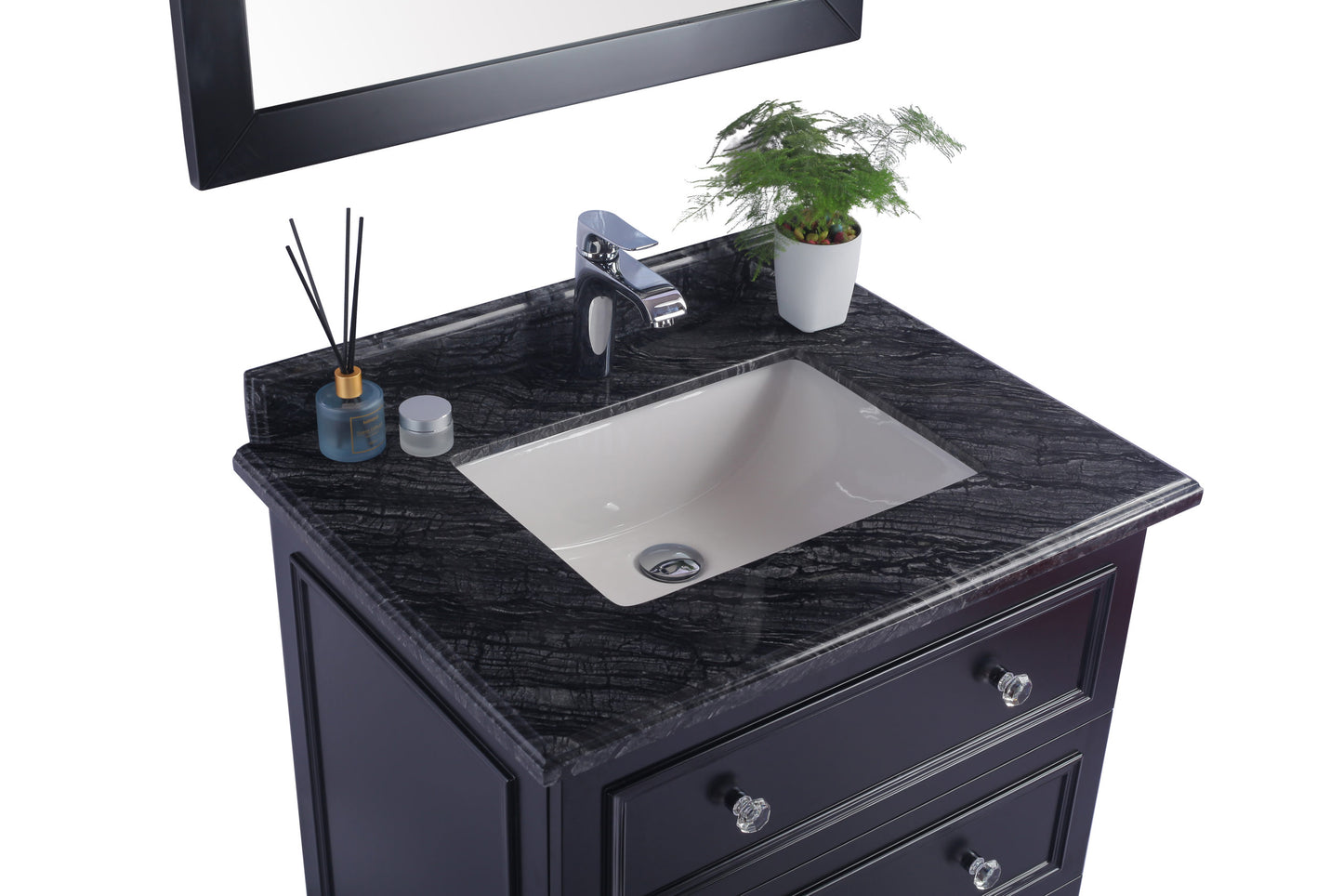 Laviva Luna 30" Espresso Bathroom Vanity Set