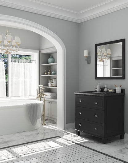 Laviva Luna 30" Espresso Bathroom Vanity Set