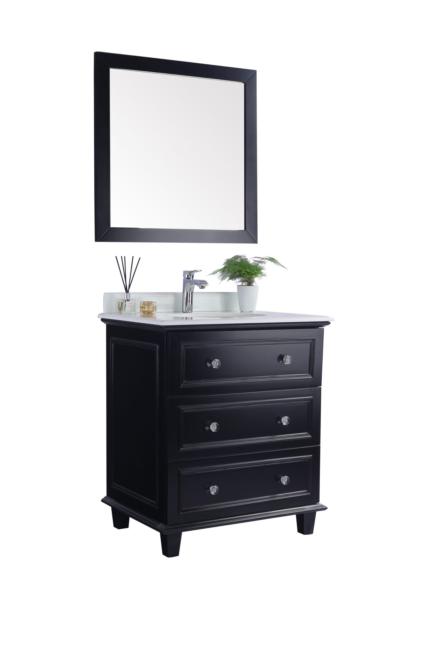 Laviva Luna 30" Espresso Bathroom Vanity Set