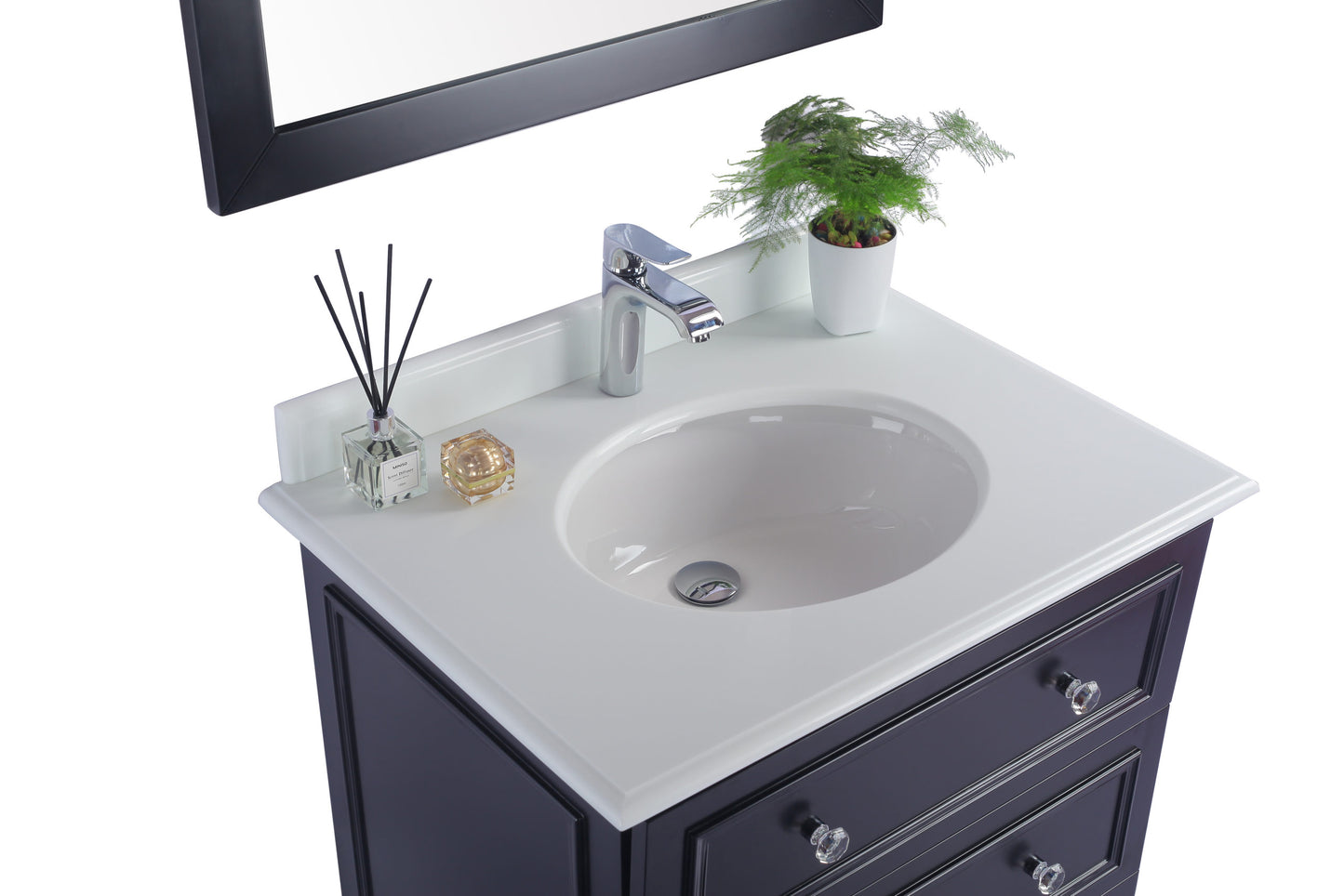 Laviva Luna 30" Espresso Bathroom Vanity Set