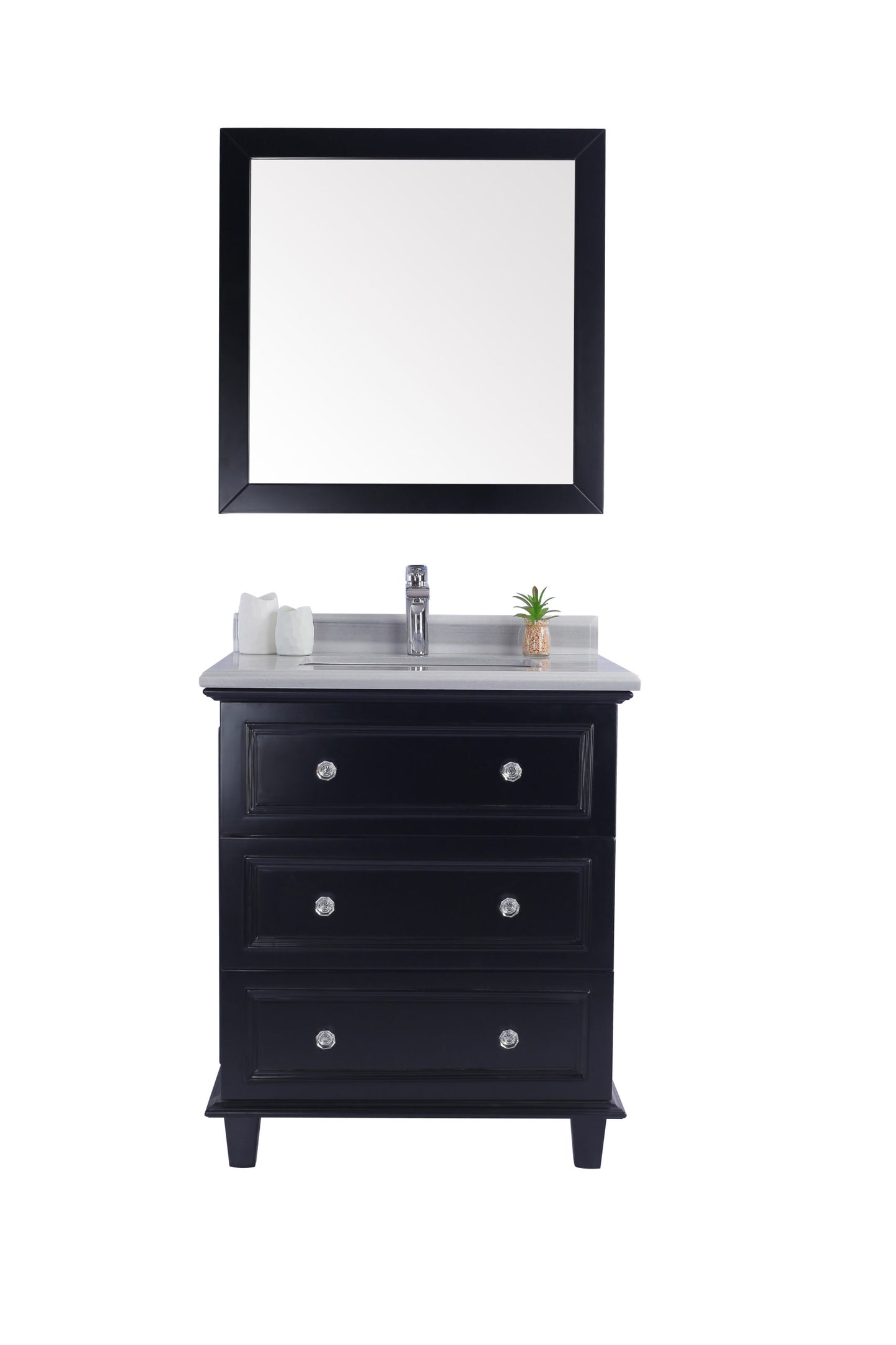 Laviva Luna 30" Espresso Bathroom Vanity Set