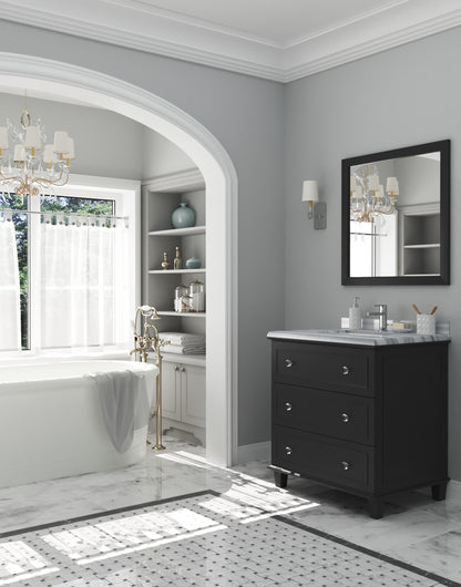 Laviva Luna 30" Espresso Bathroom Vanity Set