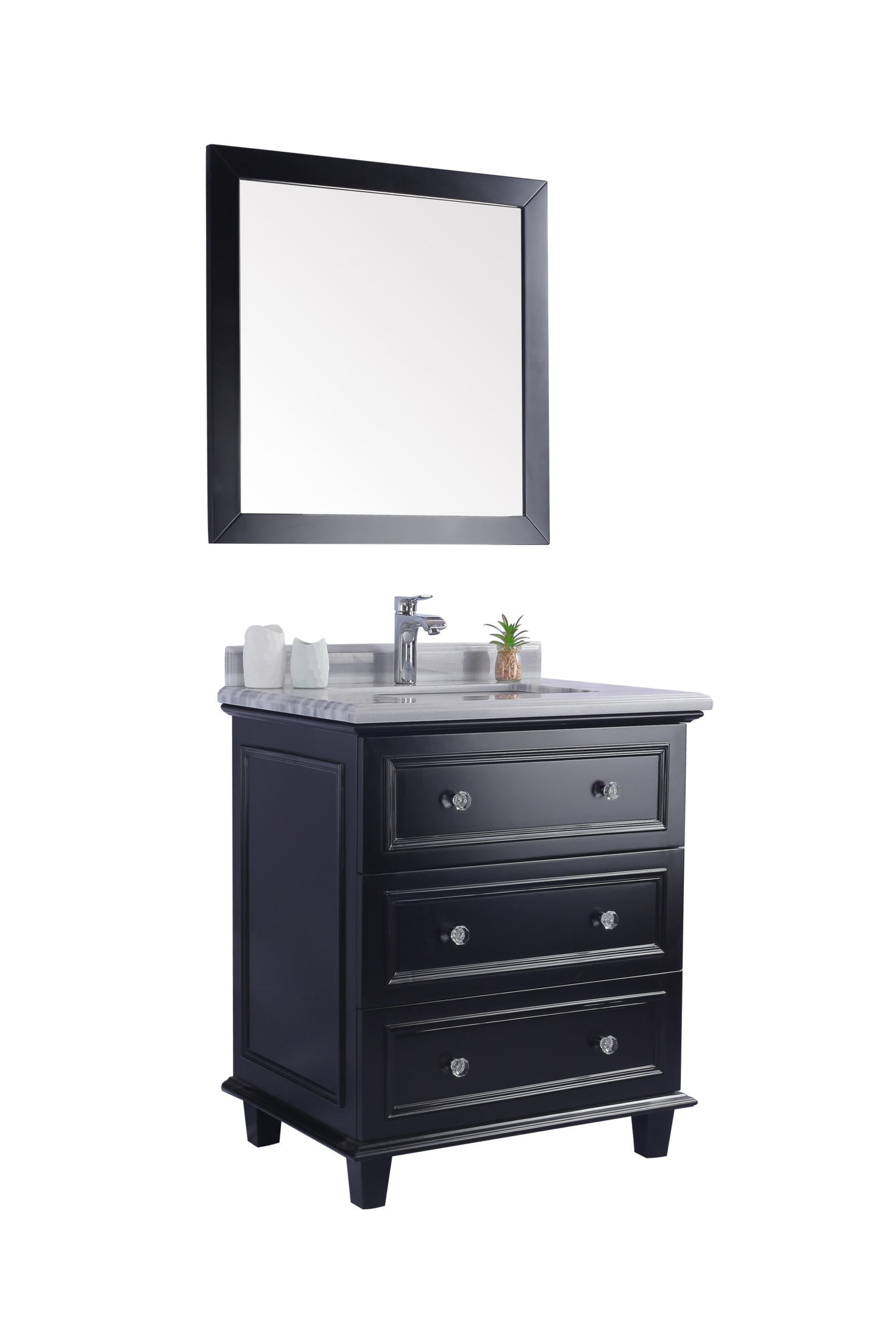 Laviva Luna 30" Espresso Bathroom Vanity Set