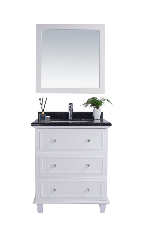 Laviva Luna 30" White Bathroom Vanity Set