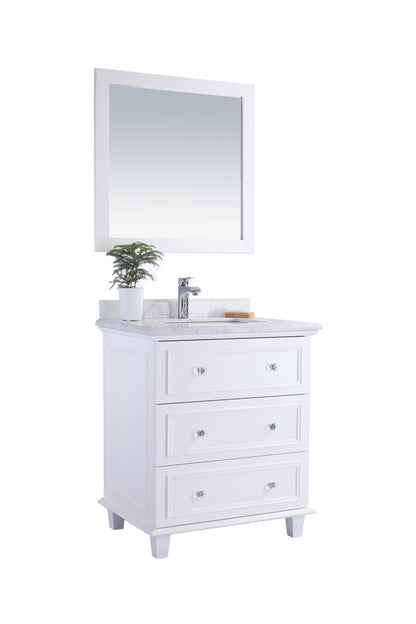 Laviva Luna 30" White Bathroom Vanity Set