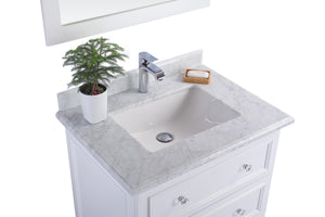 Laviva Luna 30" White Bathroom Vanity Set