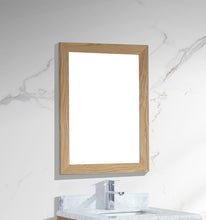 Load image into Gallery viewer, Sterling 24&quot; 313FF-2430CO Framed Rect California White Oak Mirror 3