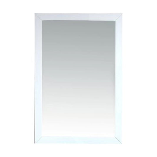 Sterling 24" 313FF-2430W Framed Rectangular White Mirror