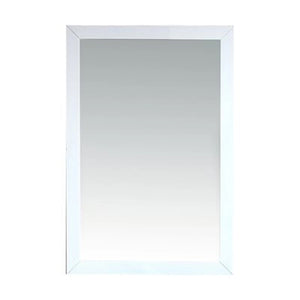 Sterling 24" 313FF-2430W Framed Rectangular White Mirror
