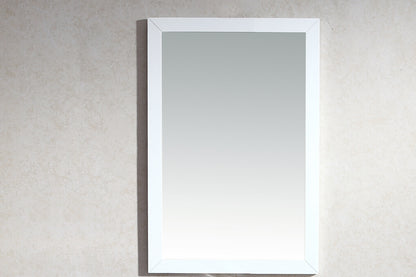 Sterling 24" 313FF-2430W Framed Rectangular White Mirror 1