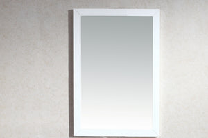 Sterling 24" 313FF-2430W Framed Rectangular White Mirror 1