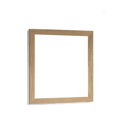 Sterling 30" 313FF-3030CO Framed Square California White Oak Mirror 1