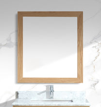 Load image into Gallery viewer, Sterling 30&quot; 313FF-3030CO Framed Square California White Oak Mirror 2