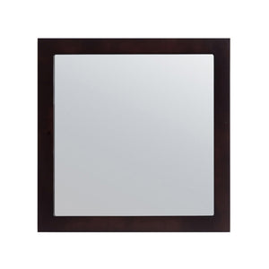 Sterling 30" 313FF-3030E Framed Square Espresso Mirror