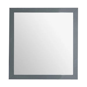 Sterling 30" 313FF-3030G Framed Square Grey Mirror