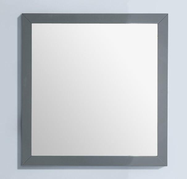 Sterling 30" 313FF-3030G Framed Square Grey Mirror