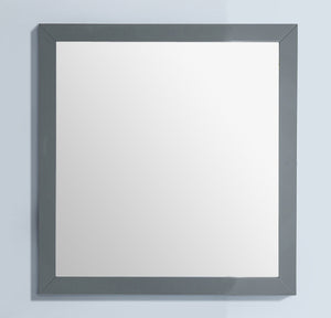 Sterling 30" 313FF-3030G Framed Square Grey Mirror 1