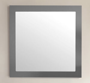 Sterling 30" 313FF-3030MG Framed Square Maple Grey Mirror 1