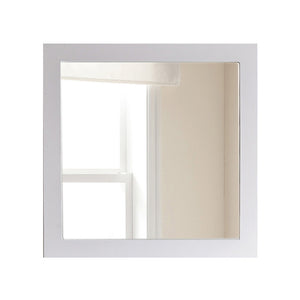 Sterling 30" 313FF-3030W Framed Square White Mirror