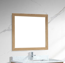 Load image into Gallery viewer, Sterling 36&quot; 313FF-3630CO Framed Rectangular California White Oak Mirror 3