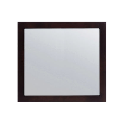 Sterling 36" 313FF-3630E Framed Rectangular Espresso Mirror