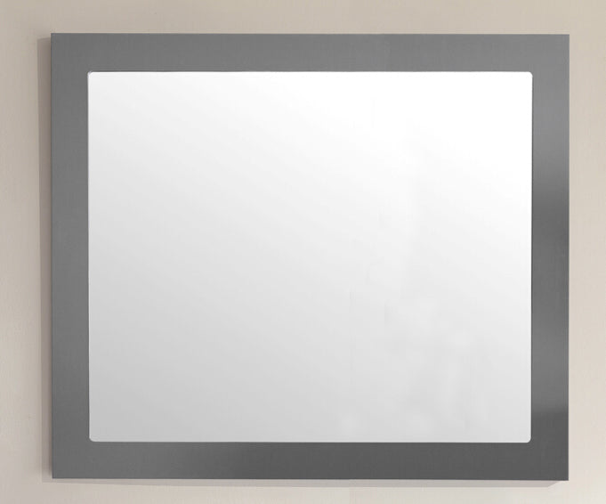 Sterling 36" 313FF-3630MG Framed Rectangular Maple Grey Mirror 1