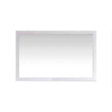 Sterling 48" 313FF-4830W Framed Rectangular White Mirror