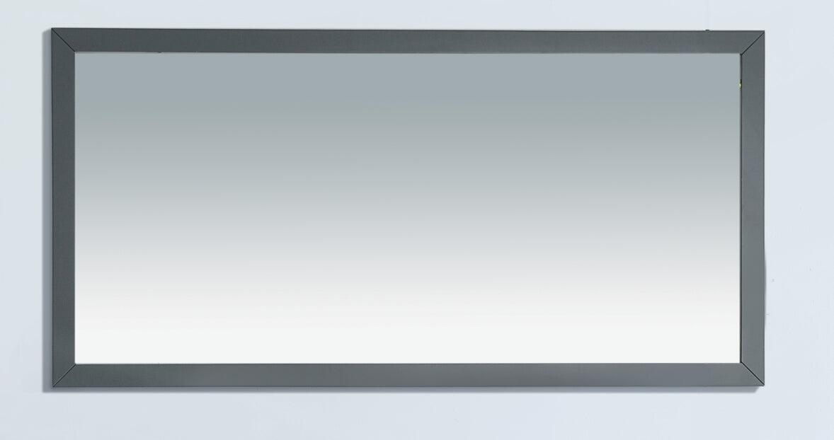 Sterling 60" 313FF-6030G Framed Rectangular Grey Mirror 1