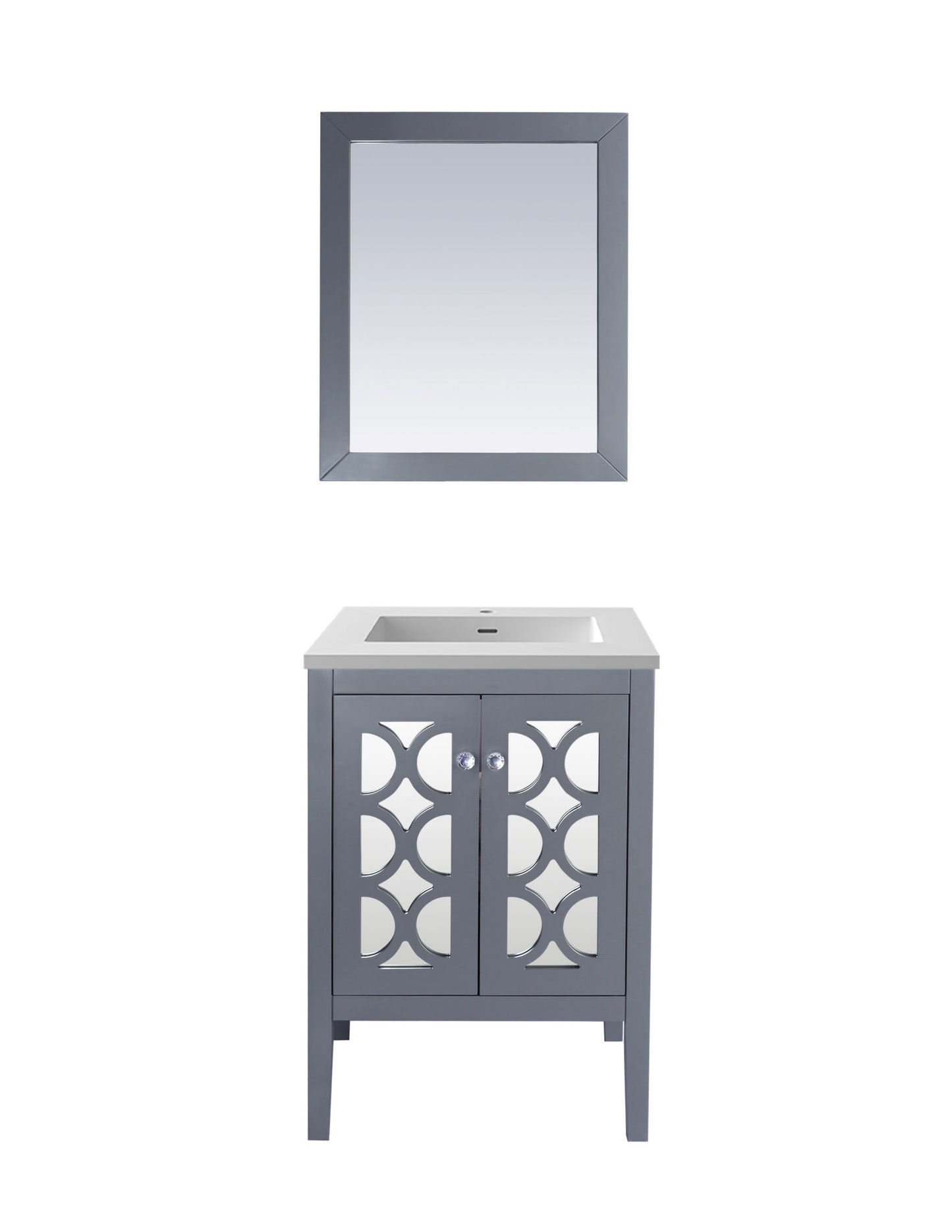 Laviva Mediterraneo 24" Grey Bathroom Vanity Set