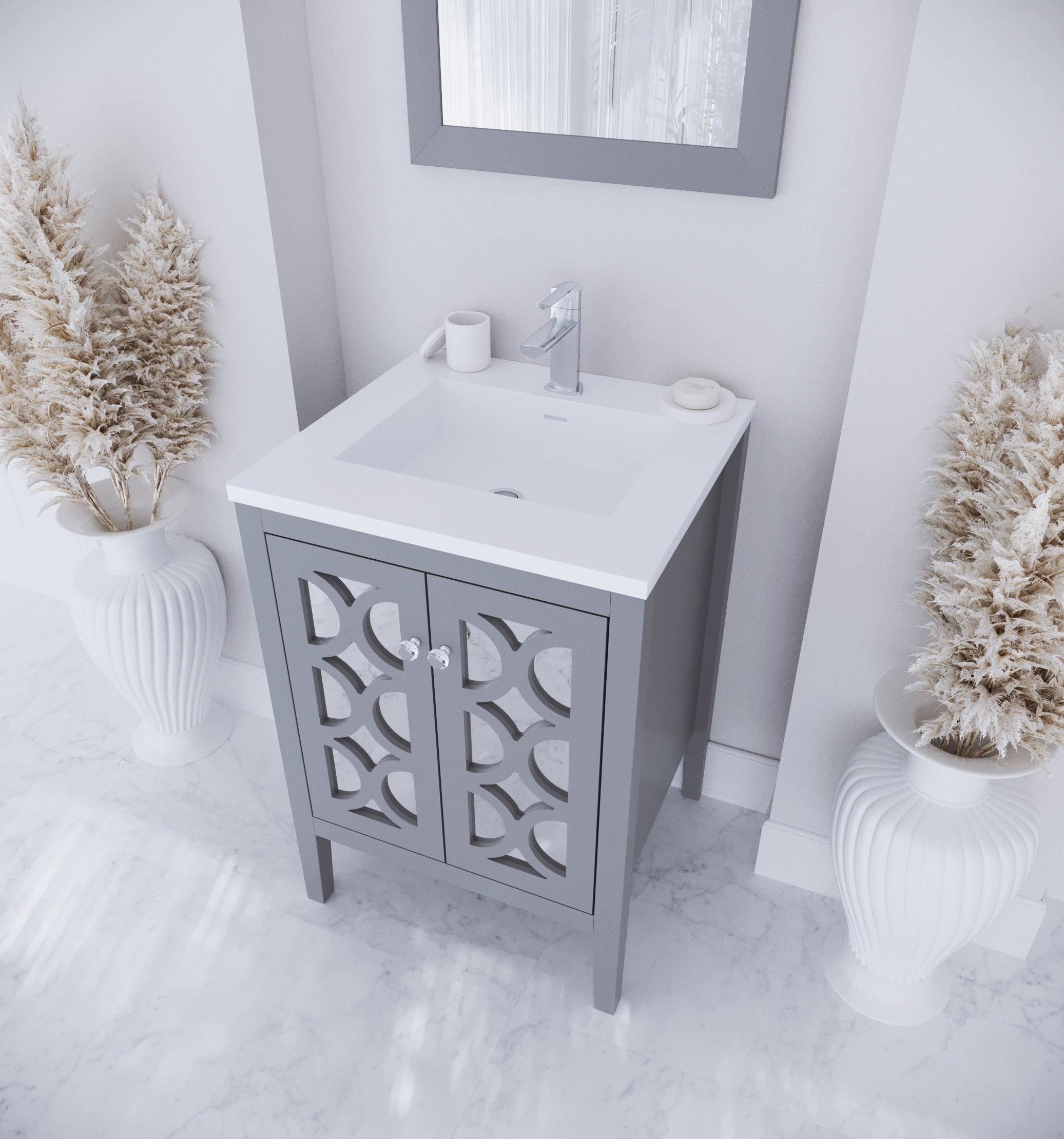 Laviva Mediterraneo 24" Grey Bathroom Vanity Set