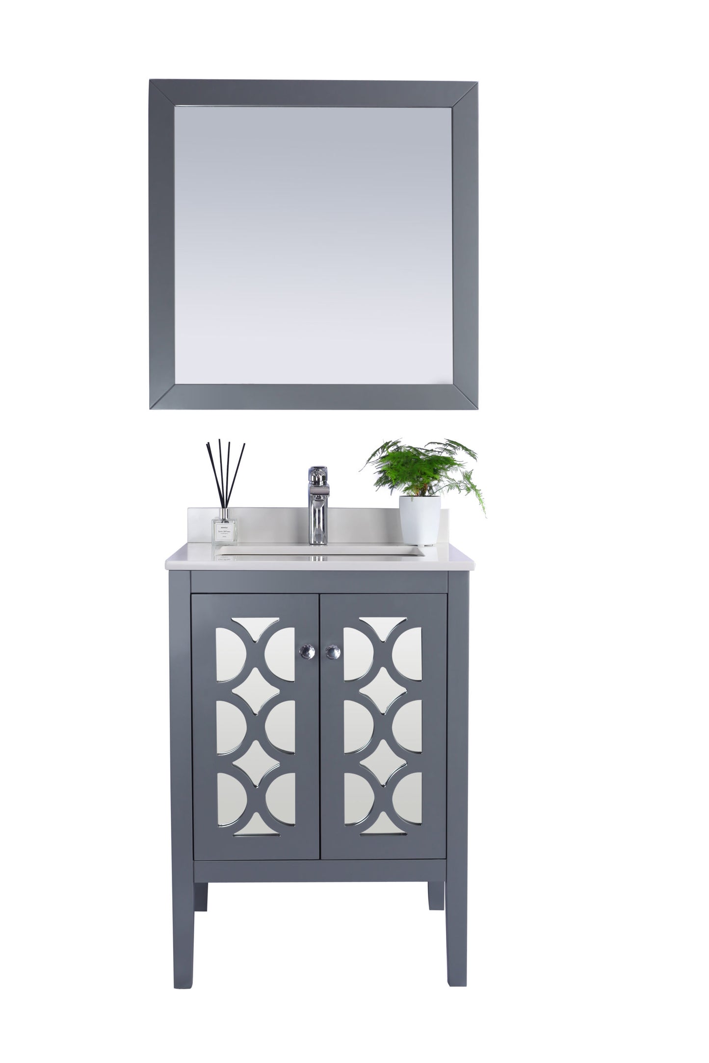 Laviva Mediterraneo 24" Grey Bathroom Vanity Set