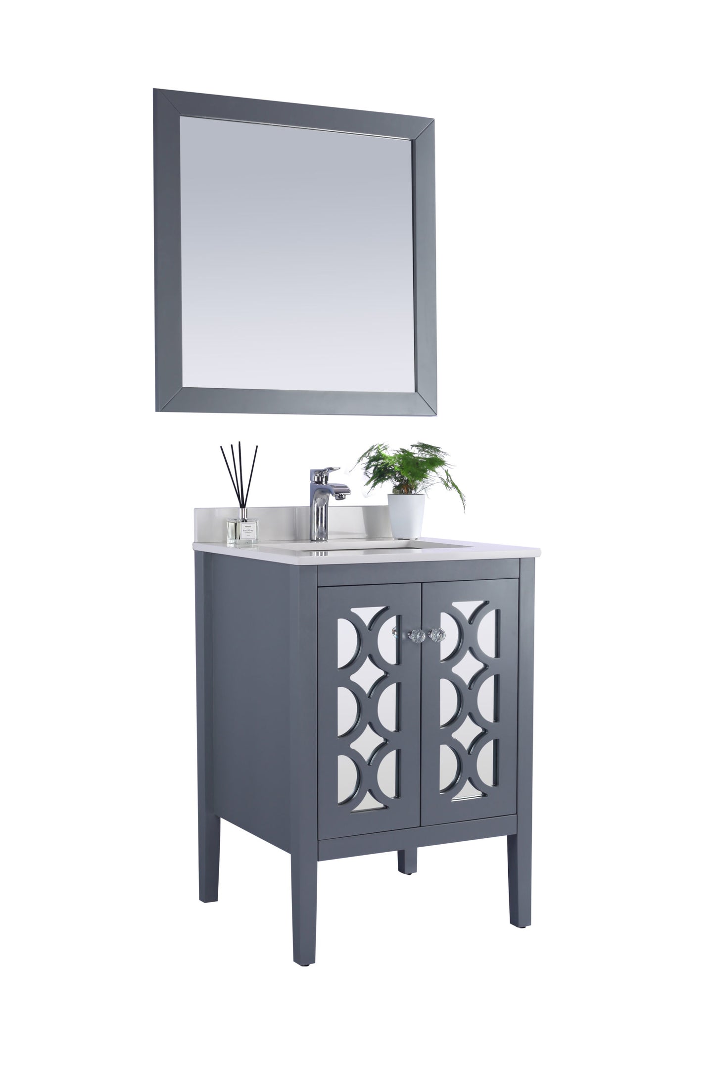 Laviva Mediterraneo 24" Grey Bathroom Vanity Set