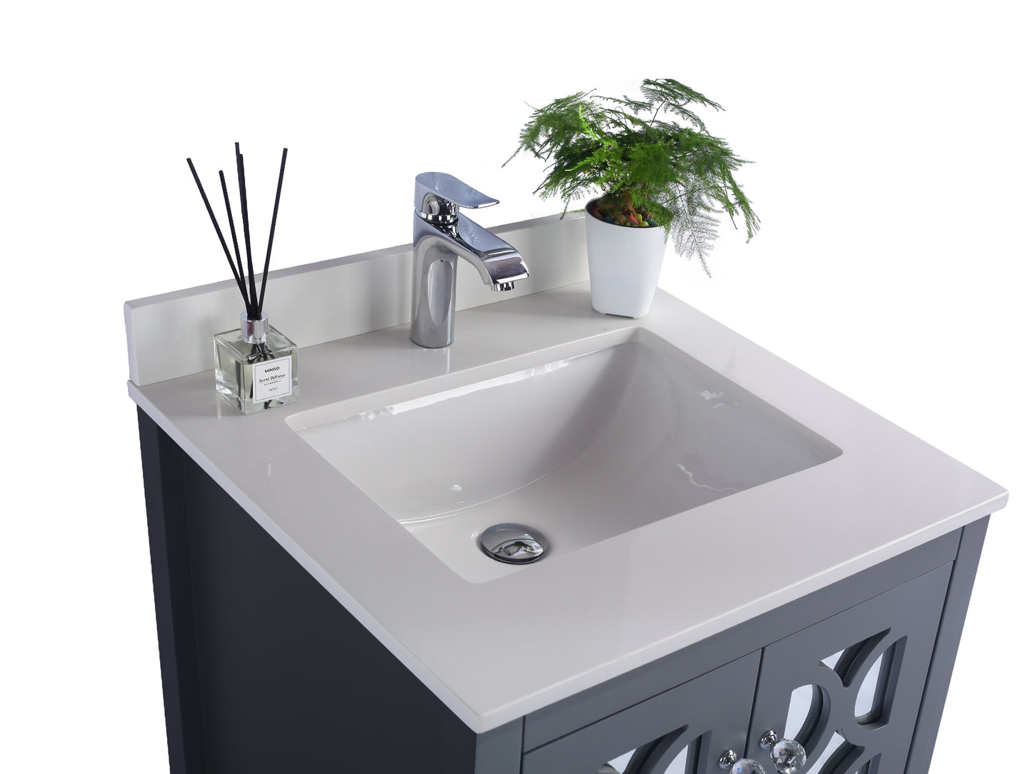 Laviva Mediterraneo 24" Grey Bathroom Vanity Set