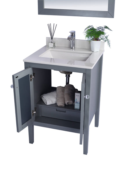 Laviva Mediterraneo 24" Grey Bathroom Vanity Set