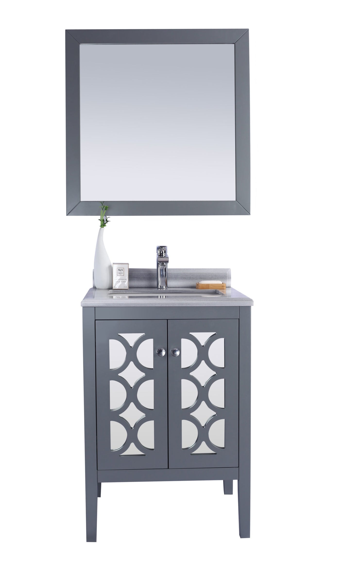 Laviva Mediterraneo 24" Grey Bathroom Vanity Set